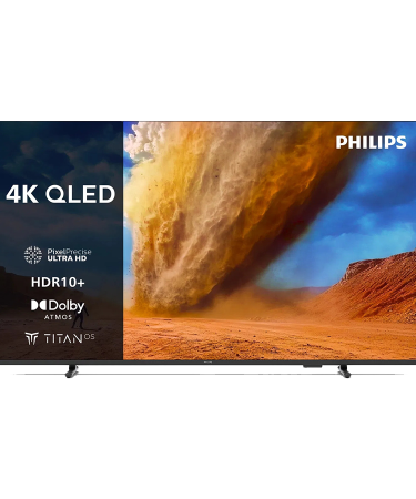Philips TV 50" 50PUS7810 4K Qled Titan OS; HDR 10+; Pixel Precise Ultra HD