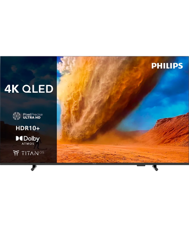 Philips TV 65" 65PUS7810 4K Qled Titan OS; HDR 10+; Pixel Precise Ultra HD
