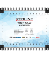REDLINE Multišalter 4 satelita na 16 utičnica,kaskadni(bez adaptera) - TMK 17/16K
