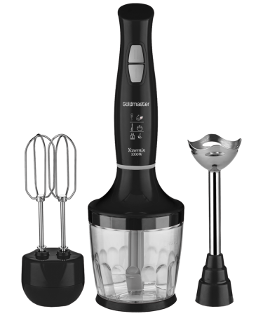 Goldmaster Štapni mikser sa posudom, 3u1, 1000W - GM-7240S Yasemin