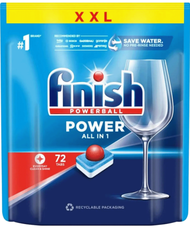 Finish Tablete za mašinu za pranje suđa, 72 kom. - Finish Power all in one, 72 pcs