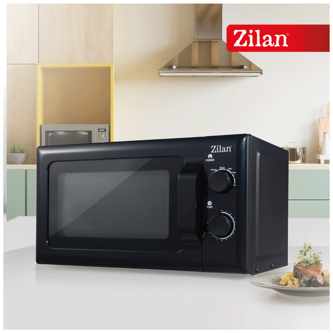 Zilan Mikrovalna pećnica, 700 W, zapremina 20 l - ZLN1222 - Image 3