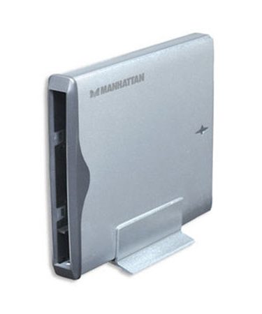 Kućište za externi 5,25" DVD MANHATTAN, Slim IDE, USB+FireWire, 702928