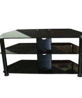 Stalak za TV GNC AVS040-1000, staklo black/black 1000x400x500mm