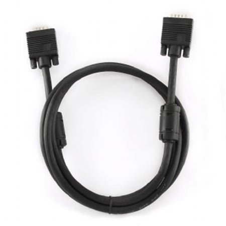 SVGA kabl, 15M-15M dual-shielded + 2xFer 10m black, GEMBIRD CC-PPVGA-10M-B - Image 2