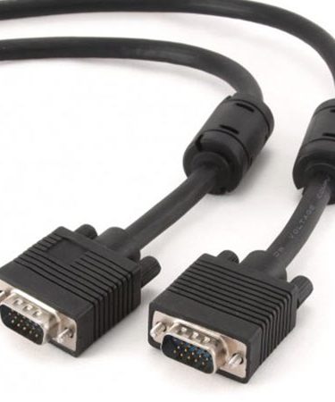 SVGA kabl CC-PPVGA-30M-B,15M-15M, 30 metara, black, GEMBIRD