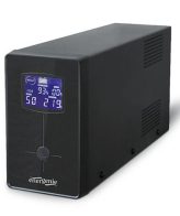 UPS GEMBIRD EG-UPS-033, AVR, USB and LCD display 1200 VA, black