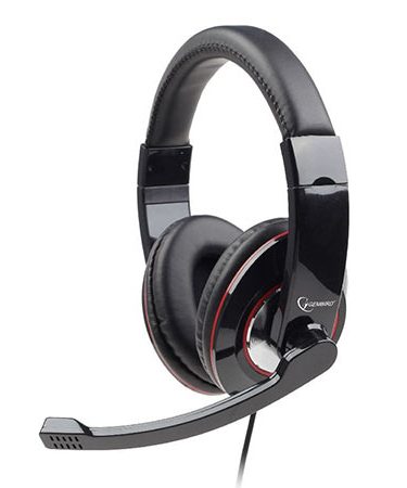 Slušalice sa mikrofonom GEMBIRD MHS-001 glossy black