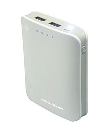 PowerBank MEDIACOM M-PBS104L punjač za baterije 10400mAh bijeli