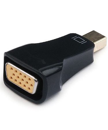 Mini DisplayPort adapter GEMBIRD, A-mDPM-VGAF-01, Mini DisplayPort male na VGA female