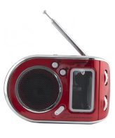 Digitalni radio + alarm + sat ESPERANZA PARROT RED, LCD Display, na baterije, ERB101R