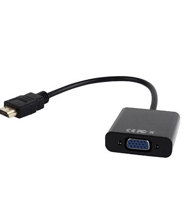 HDMI adapter kabal GEMBIRD A-HDMI-VGA-03 HDMI to VGA adapter + audio