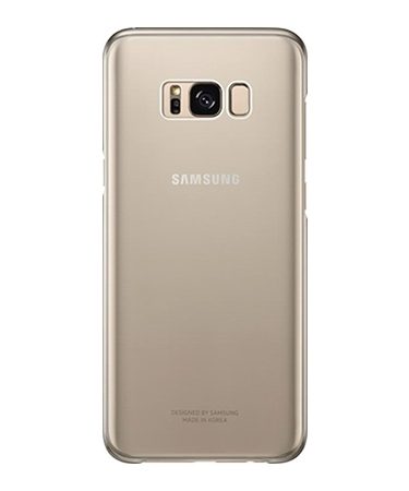 Futrola SAMSUNG G955 GALAXY S8 PLUS Clear Cover gold EF-QG955CFE