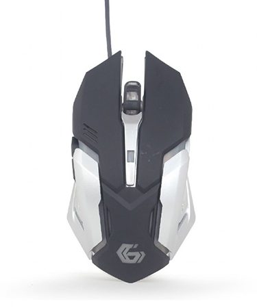 Miš GEMBIRD MUSG-07, USB, optical, gaming, programmable, 6-button, full ergonomic, RGB, 3200