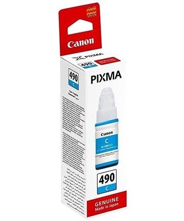 Tinta Canon GI490C CYAN za printer Canon  G1400, G2400, G3400(0664C001AA)