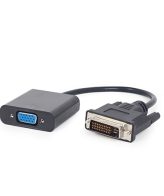 Video adapter DVI-D to VGA GEMBIRD, A-DVID-VGAF-01, black