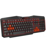 Tastatura gaming ESPERANZA TIRIONS, USB, illuminated, red, US layout, EGK201R