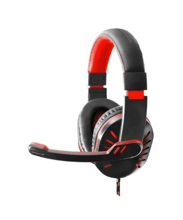 Slušalice sa mikrofonom ESPERANZA CROW, gaming, red, volume control, EGH330R