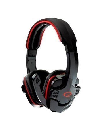 Slušalice sa mikrofonom ESPERANZA RAVEN, gaming, red, volume control, EGH310R