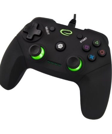 Game Pad ESPERANZA VANQUISHER, USB, vibration, PC/PS3, black, EGG110K