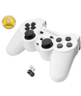 Game Pad ESPERANZA GLADIATOR, vibration, PS3/PC, wireless, white/black, EGG108W