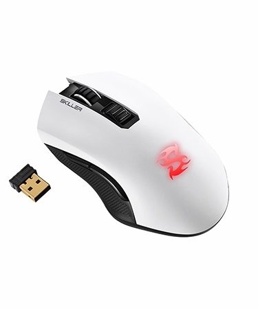 Miš SHARKOON gaming Skiller SGM3, white, optical, 6000 dpi, 7 buttons, USB
