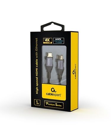 HDMI kabl GEMBIRD, High speed with Ethernet "Premium series", 5 m, CCBP-HDMI-5M
