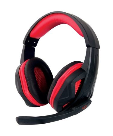 Slušalice sa mikrofonom ESPERANZA ARROW, gaming, 3,5mm, 4-pin, black red, PS4/PS5 kompatibilne, EGH360