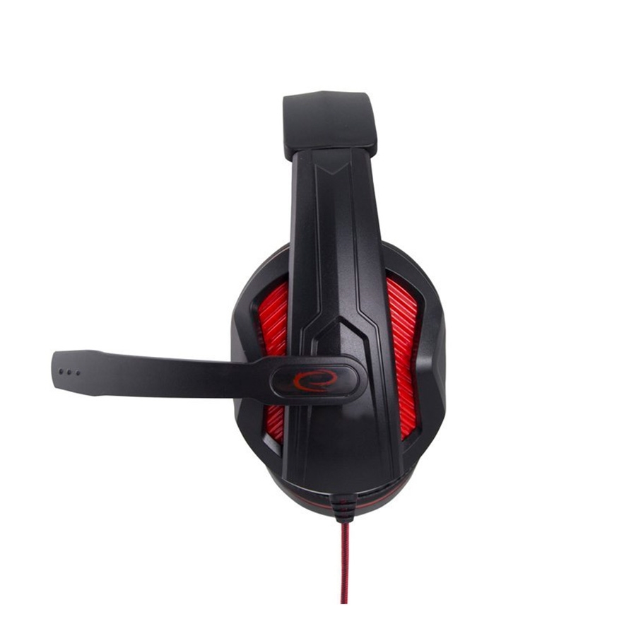Slušalice sa mikrofonom ESPERANZA ARROW, gaming, 3,5mm, 4-pin, black red, PS4/PS5 kompatibilne, EGH360 - Image 3