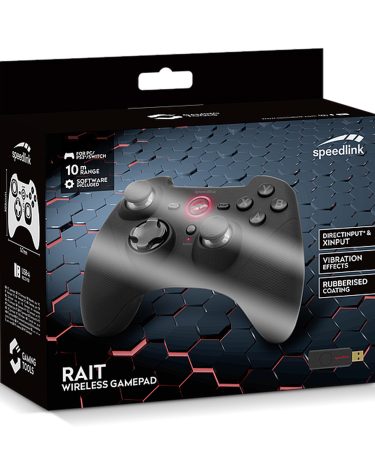 Game Pad SPEEDLINK RAIT Gamepad - Wireless - for PC/PS3/Switch SL-650110-BK