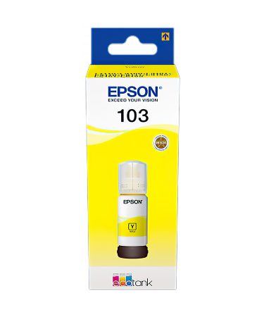 Tinta EPSON EcoTank 103 Yellow za modele Epson L1110/L3110/L3111/L3150/L3151/L3156