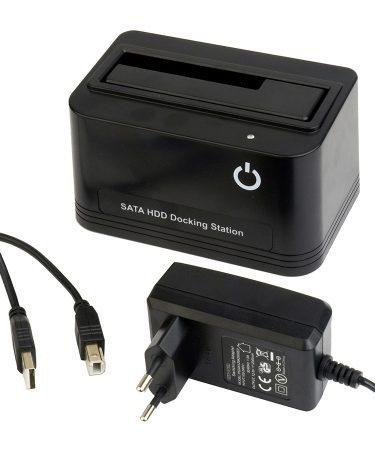 Postolje za externi 2,5" i 3.5" SATA HDD GEMBIRD, USB, black, HD32-U2S-5