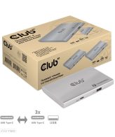 USB hub Club 3D Thunderbolt4 Portable 5-in-1 Hub with Smart Power CSV-1580