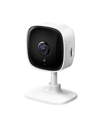 TP-LINK Tapo-C110 Home Security Wi-Fi Camera, 3MP (2304x1296), 2.4 GHz, Motion Detection and Notifications, Sound/Light Alarm, Remote Control,Two-Way