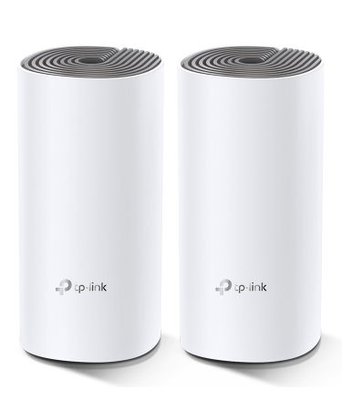 Access Point TP-Link AC1200 Whole-Home Mesh Wi-Fi System, 300Mbps at 2.4GHz, 2 10/100Mbps Ports, 2 internal antennas,MU-MIMO, DECO-E4(2-PACK)