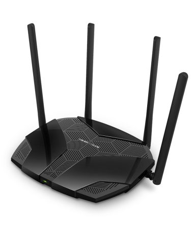 ROUTER Mercusys MR70X  AX1800 Dual-Band WiFi 6 Router Optimal WiFi 6 speeds reaching up to 1.8 Gbps, 4× multi-directional high-gain antennas