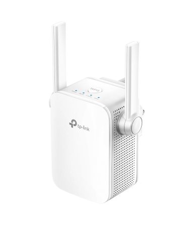 TP-LINK RE205 AC750 Wi-Fi Range Extender Wall Plugged 433Mbps at 5GHz + 300Mbps at 2.4GHz, 802.11ac/a/b/g/n