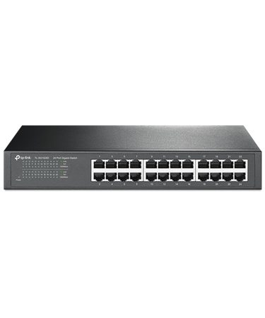 SWITCH 24 portni 10/100/1000 TP-Link TL-SG1024D Gigabit Desktop, Rackmount, RJ45 ports, 13" steal case
