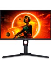 MONITOR AOC GAMING 24.5” 25G3ZM 240Hz VA, 1920x1080, 0.5ms, 3000:1, 178/178, Adaptive Sync, HDMI, DP, 3-sided frameless, Full Ergo, G-Menu, Black-Red,