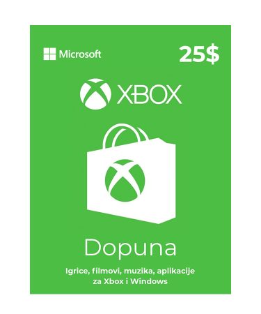 XBOX gift card 25$ - United States