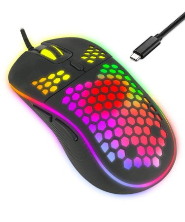 Miš ESPERANZA GAMING 6D RGB ANTEROS Type-C USB-C, EGM305