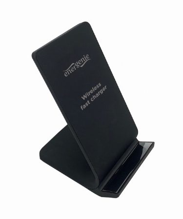 Wireless punjač za i stalak za mobitel GEMBIRD, black, 10W, EG-WPC10-02