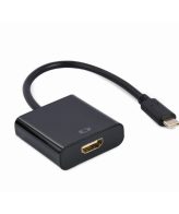 USB adapter Type-C to HDMI adapter 4K@60Hz, 15 cm, black, GEMBIRD, A-CM-HDMIF-04