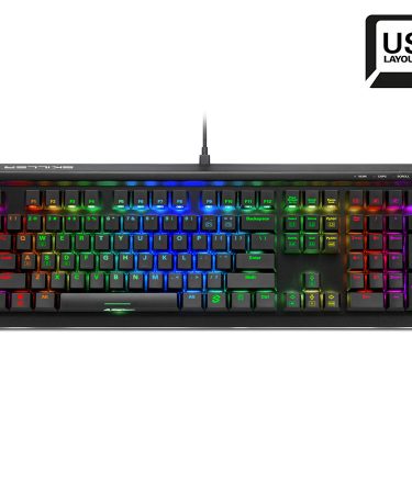 Tastatura SHARKOON gaming mechanical, SKILLER SGK60, Kailh BOX Red Switch Technology