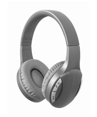 Slušalice bluetooth GEMBIRD BTHS-01-SV, silver, Multifunction button, volume control