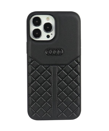 ORIGINALNA TORBICA AUDI HARDCASE PRAVA KOŽA AU-TPUPCIP13PM-Q8/D1-BK ZA IPHONE 13 PRO MAX CRNA