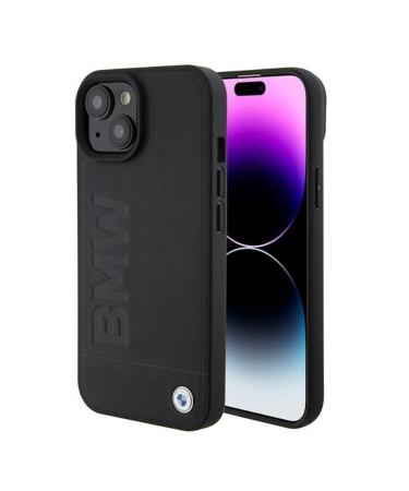 ORIGINALNA TORBICA BMW MAGSAFE SIGNATURE LOGO IMPRINT BMHMP15SSLLBK ZA IPHONE 15 CRNA
