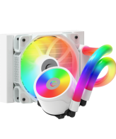 CPU hladnjak AIO Liquid RAMPAGE ICEBLADE C4 white, 72CFM, 2000RPM, ARGB, AM5/LGA1700 120mm