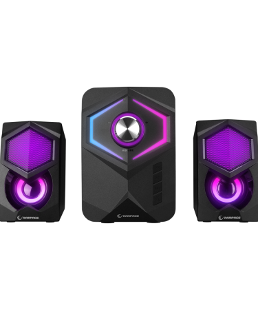 Zvučnici 2.1 gaming RAMPAGE RMS-175BT, 5W*2, Bluetooth, USB/microSD/FM