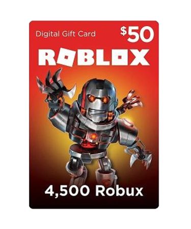 Roblox 50$ - 4500 Robux (USA)